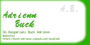 adrienn buck business card